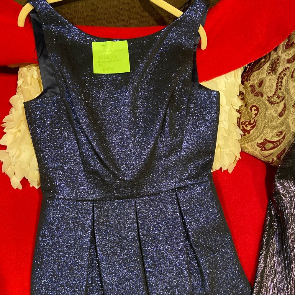 Sparkly Navy Blue Dress by Kay Unger